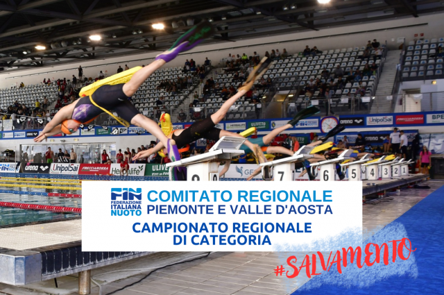 REGIONALI DI CATEGORIA: IN 400 AL PALAZZO DEL NUOTO